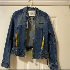 Luella denim jacket size Large